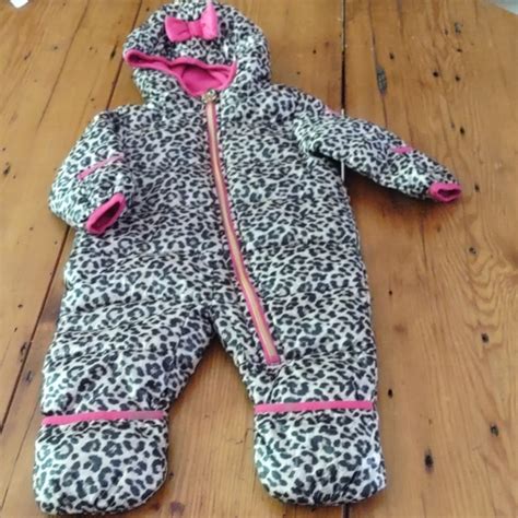 michael kors leopard snowsuit|Michael Kors snow suit.